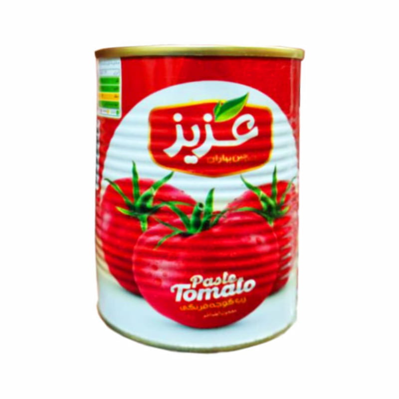 رب گوجه فرنگی عزیز در بسته بندی های متنوع غذایی